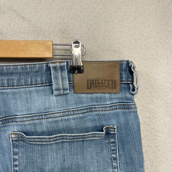 Duluth Trading Jeans Mens 40x30 Ballroom Double Flex Standard Fit Straight Denim - Picture 2 of 15